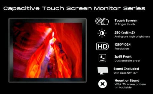 19" Capacitive Touchscreen Monitor - Image 5