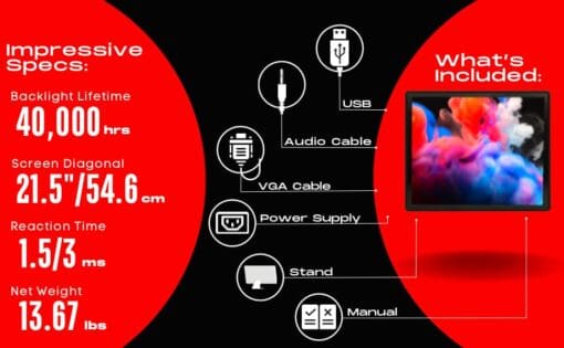 19" Capacitive Touchscreen Monitor - Image 4